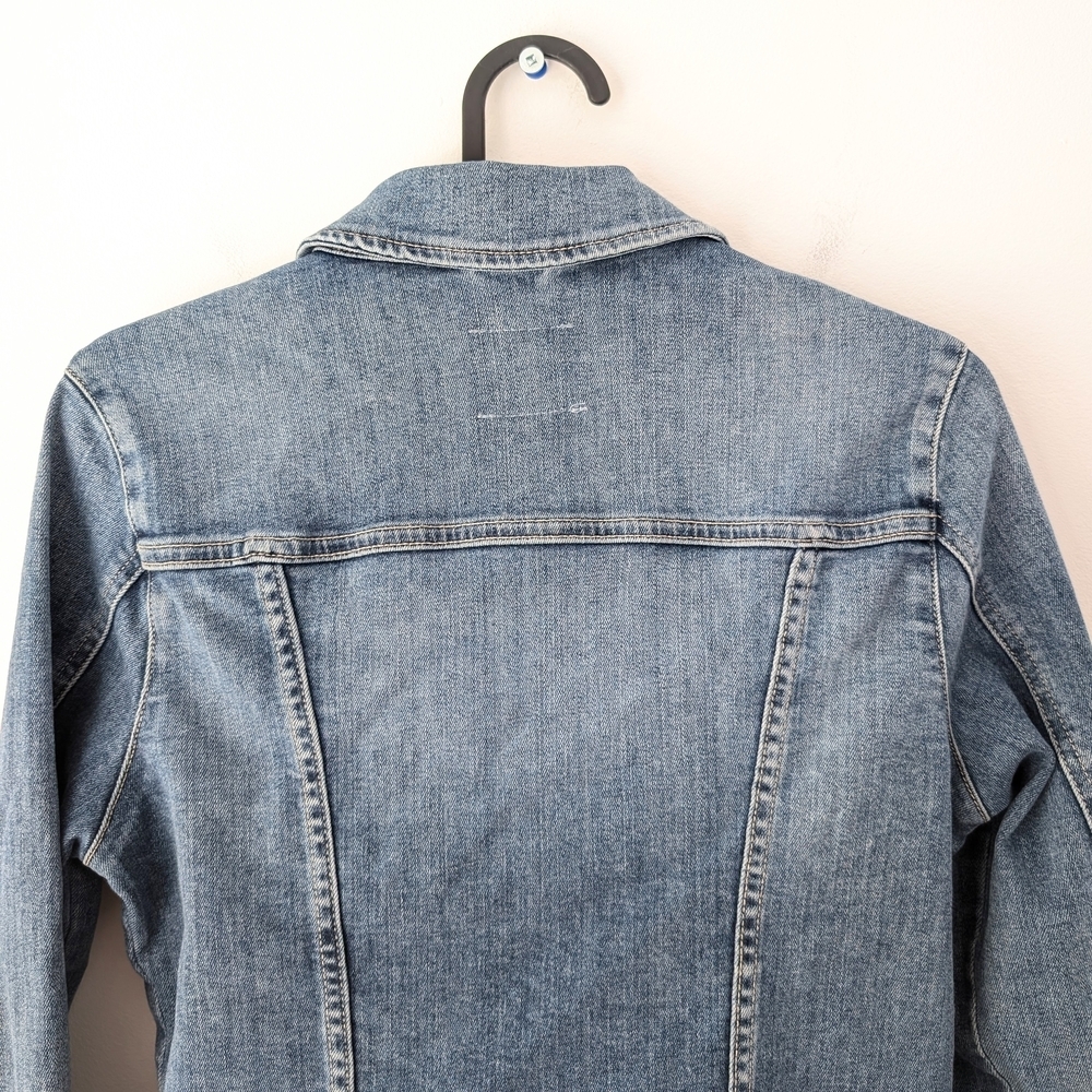 Guess Sexy Trucker Jeans Jacket Medium Wash ~ Size XS - Picture 10 of 11